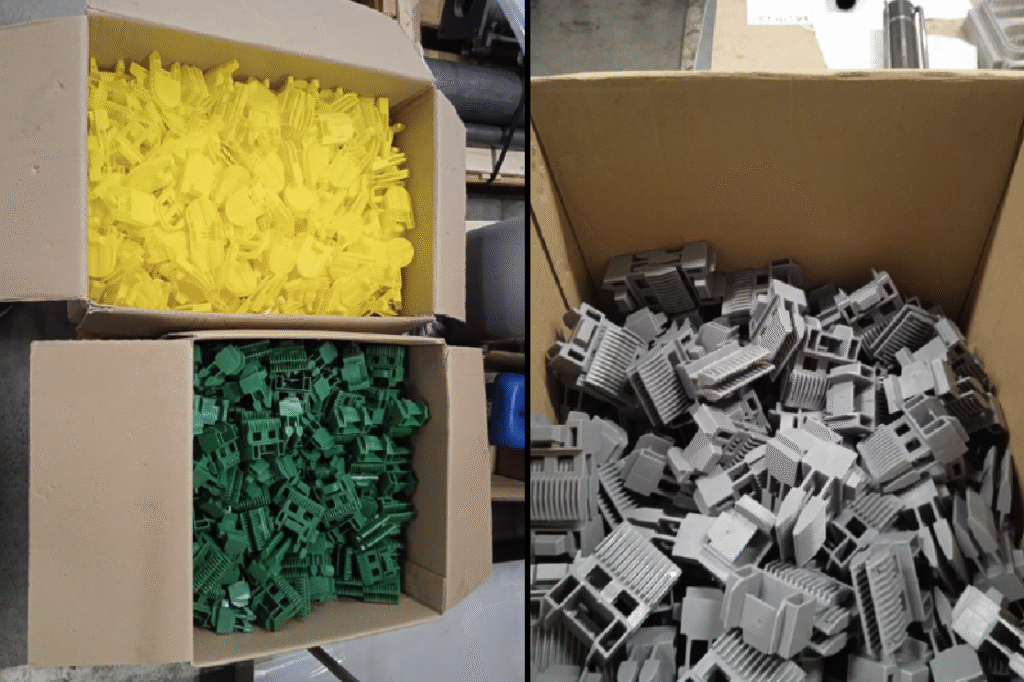 plastic parts cleaning