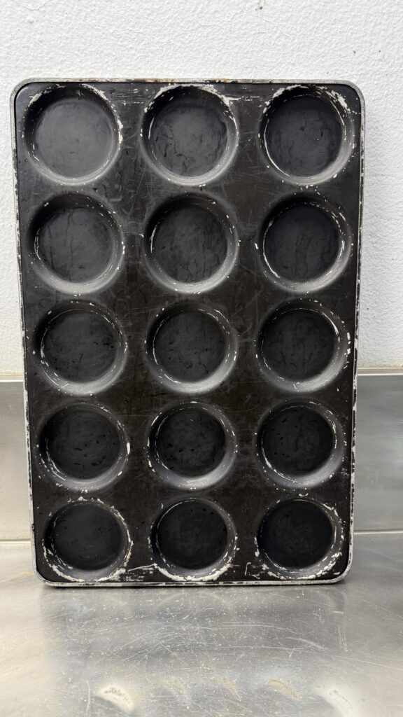 Stampo da forno dopo la pulizia