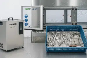 Equipo de limpieza por ultrasonidos para instrumental quirúrgico en hospital