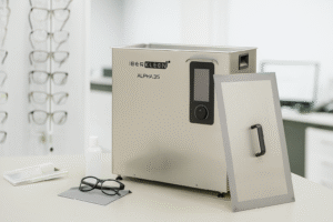 máquina de limpieza por ultrasonidos para limpieza de gafas y lentes